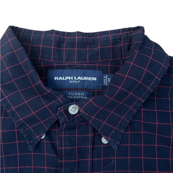 RALPH LAUREN OXFORD GOLF LONG SLEEVE SHIRT FRONT BUTTON. Pre loved. - Picture 2 of 5